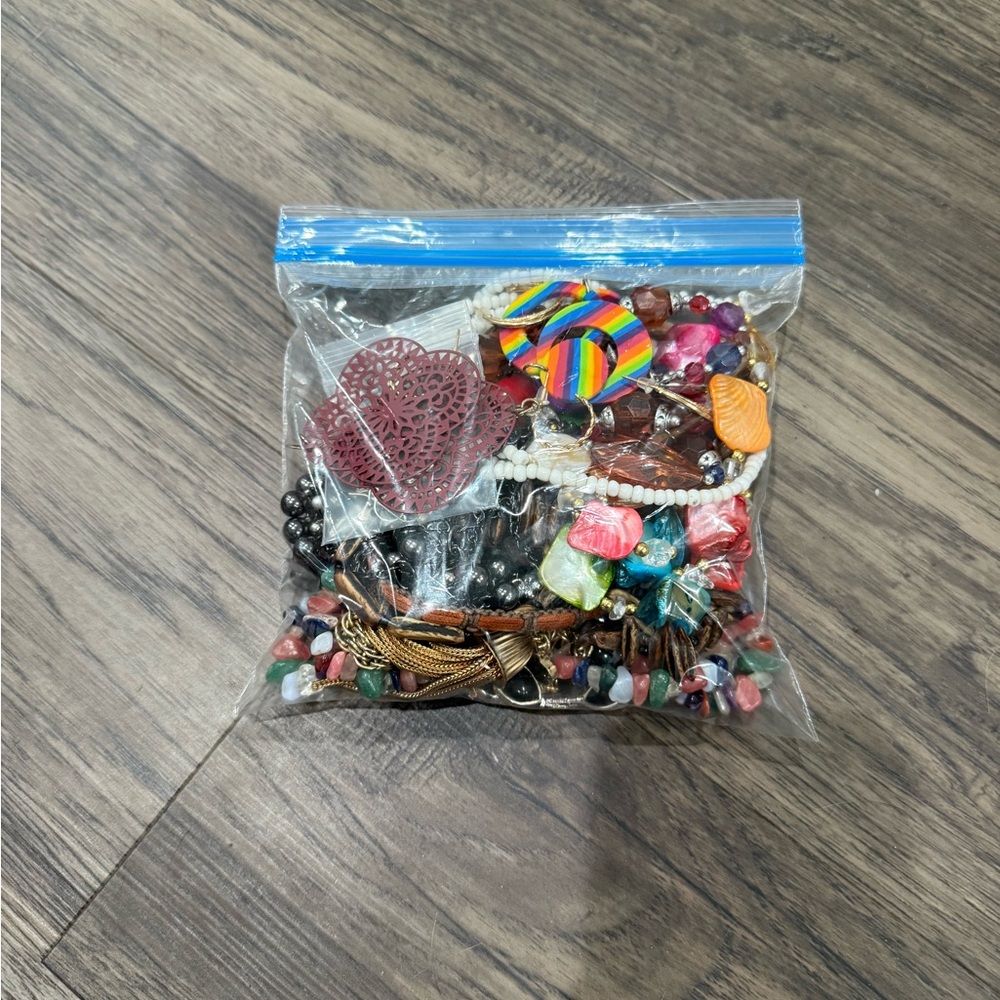 Mixed Colorful Beaded Jewelry Lot